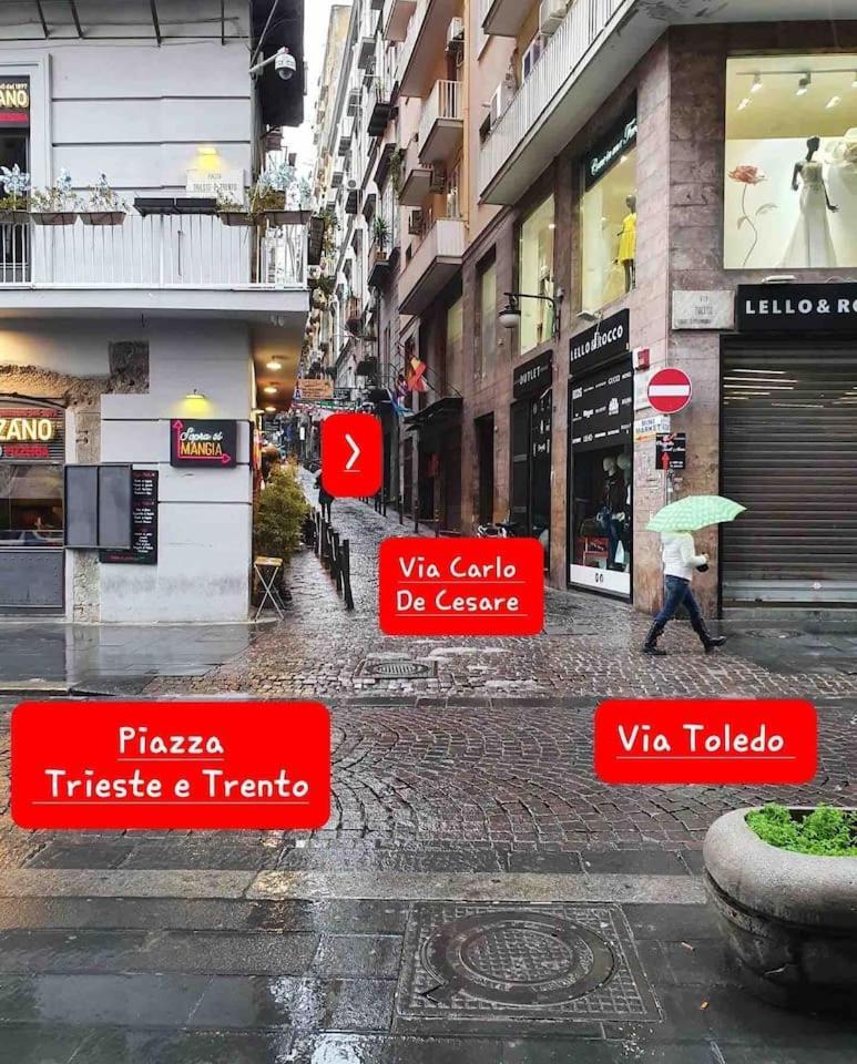 Traversa Toledo, Intero Appartamento Al Plebiscito Neapel Exteriör bild